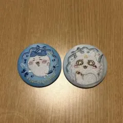 刺繍缶バッジ 2個セット ハチワレ あの子