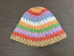 SHEIN カラーブロック 麦わら帽子