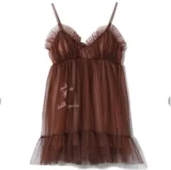 【新品】Gerato Pique: チュールレース　キャミソール＆ショートパンツ