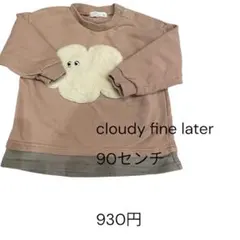 子供服 トレーナー 90センチ　くも　かわいい　春