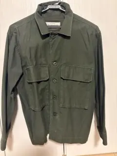 nano universe ミリタリージャケット オリーブグリーン　レディース