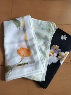 renoma 他ハンカチ 花柄