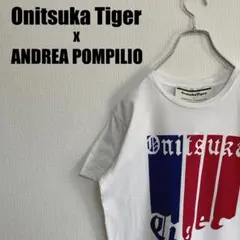 Onitsuka TigerコラボANDREA POMPILIO白TシャツL別注