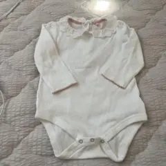 BabyBoden ホワイトロンパース 86 12-18M レースのサムネイル