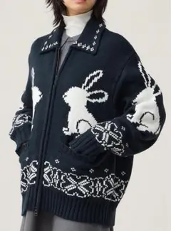 フルジップニットジャケット by rokh