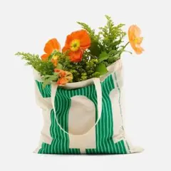 マリメッコ　ノベルティ Piccoloロゴファブリックバッグ　marimekko