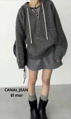 キャナルジーン CANAL JEAN ハーフZIP　パーカーのサムネイル