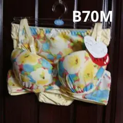 花柄ブラジャーショーツセット イエロー系