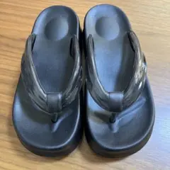 ブラック レディースサンダルサイズ38 厚底