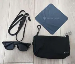 【美品】JINS x Snow Peak Rubber SUNGLASSES