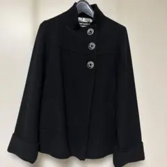 美品 MARY QUANT LONDONブラック ショートコート 黒 マリクワのサムネイル