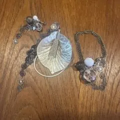 アッシュペーフランス　アシンメトリーピアス　ブレスレット　セット