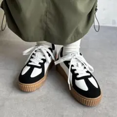 【U.S. POLO ASSN.】ボリュームソールスニーカー