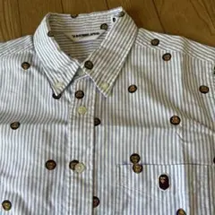 A BATHING APE ストライプ柄 半袖シャツのサムネイル