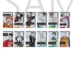 ハイキュー ファンパーク 箔押しクリアカード 12枚セット