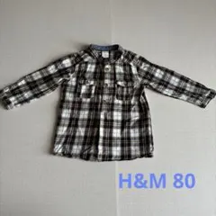 H&M チェックシャツ 80cm