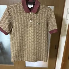 LACOSTE ラコステ 総柄 ポロシャツ