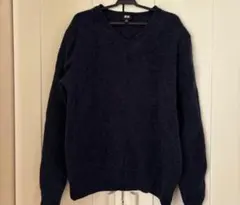 UNIQLO ネイビー Vネックセーター Lサイズ