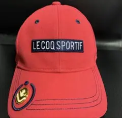 le coq sportif ゴルフ メンズ キャップ レッド