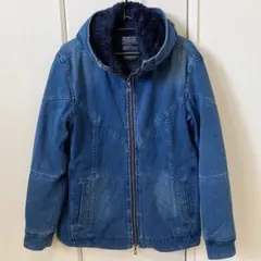 【ニコルクラブフォーメン】デニムフードジャケット