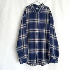 新品ユニクロ×JW ANDERSON フランネルシャツ/チェック長袖シャツ　L