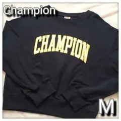 Champion　裏毛　ロゴトレーナー　M　ネイビー