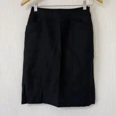 NOLLEY’S sophi カシミヤ混 タイトスカート 黒 ブラック 36 Sのサムネイル