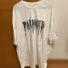 PARANOID ドリップロゴ サブカル　Tシャツ　パンク　y2k ホワイト　L
