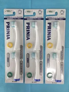 プリニア電動歯ブラシ替えブラシ密集極細毛ブラシ6本