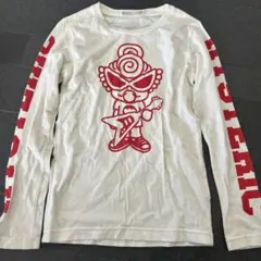 HYSTERIC MINI 長袖カットソー ホワイト/レッド