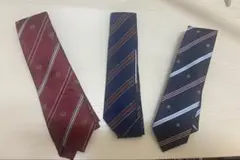 ストライプ柄 ネクタイ3本セット