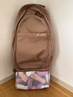 YONEX バドミントン バッグパック ピンクベージュ系