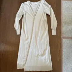 SENSE OF PLACE ロングカーディガンライトグレー