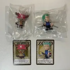 『チョッパー』『ロロノア・ゾロ』 ワンピースフィギュアコレクション２