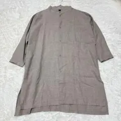 Y’s ワイズ ヨウジヤマモト リネン ロングシャツワンピースのサムネイル