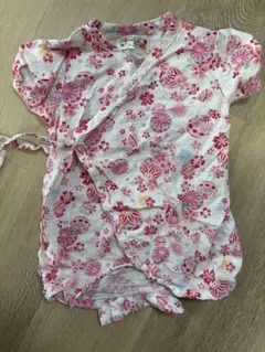 花柄コットン甚平 60〜70