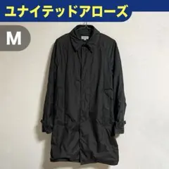 UNITED ARROWS ユナイテッドアローズ ステンカラーコート ブラックM