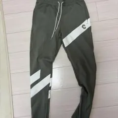 CRONOS ストライプ ジョガーパンツ グレー クロノス CRONOS グレー ジョガーパンツ M - メルカリ