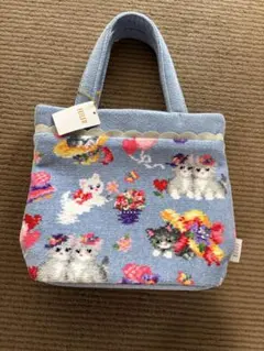 FEILER フェイラー トートバッグ 猫柄　モンプティシャ　新品タグ付のサムネイル