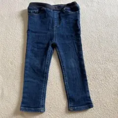 petit main ダークブルー デニムパンツ　90 80