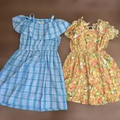 ノースリーブワンピース2点セット