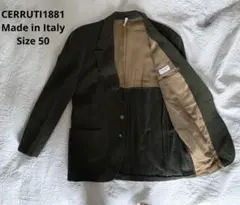 CERRUTI 1881 オリーブグリーンジャケット　サイズ50