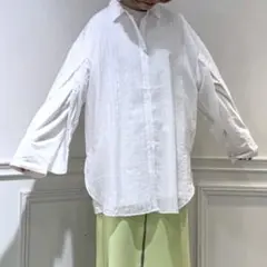 《PAGEBOY》サテンシアーストライプシャツ