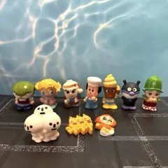 アンパンマン　ゆび人形8体セット　マグネット4個セット