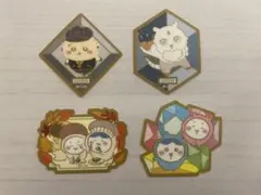 ちいかわ　キラキラダイカットステッカー付きグミ　4枚セット