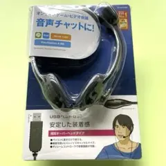 ELECOM USBヘッドセット（HS-HP27UBK）