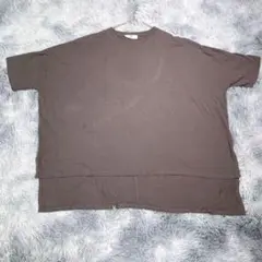 r p s【F】ビックシルエット半袖Tシャツ　グレー　フリーサイズ　レディース