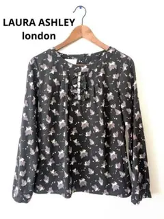 超美品　LAURA ASHLEY　london　長袖　ブラウス 黒　size3