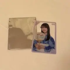 筒井あやめ 乃木坂46 購入特典　C賞　個別クリアカード　8月ver