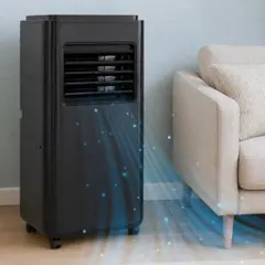 スポットクーラー ノンドレンタブルエアコン 冷風機 除湿 置き型エアコン　黒 スポットクーラー ノンドレンタブルエアコン 冷風機 除湿 置き型